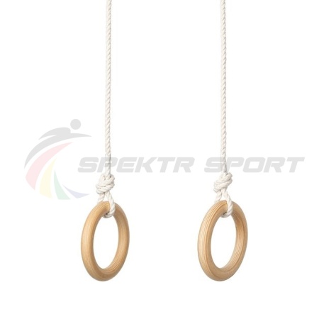 Купить Кольца гимнастические деревянные (фанера 18 мм, покрытие: эмаль, лак или пропитка) в Ухте 